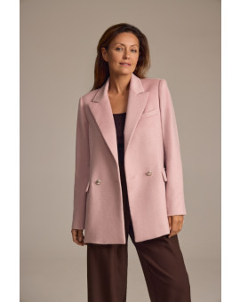 Пудровый жакет полупальто