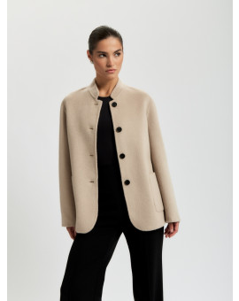 Жакет-полупальто из кашемира