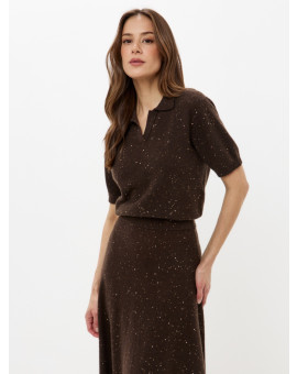 Костюм из кашемира с блеском