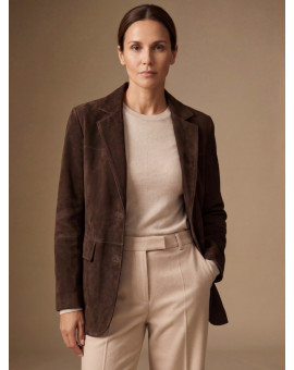 Жакет из замши